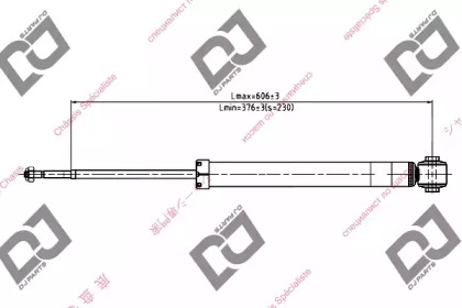 Амортизатор DJ PARTS DS1489GT